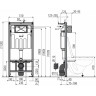 Инсталляция ALCAPLAST SET 3в1 AM101/1120-31RU M371-0001 с хром кнопкой