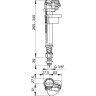 Впускной механизм ALCAPLAST A17 с нижней подводкой, A17-3/8